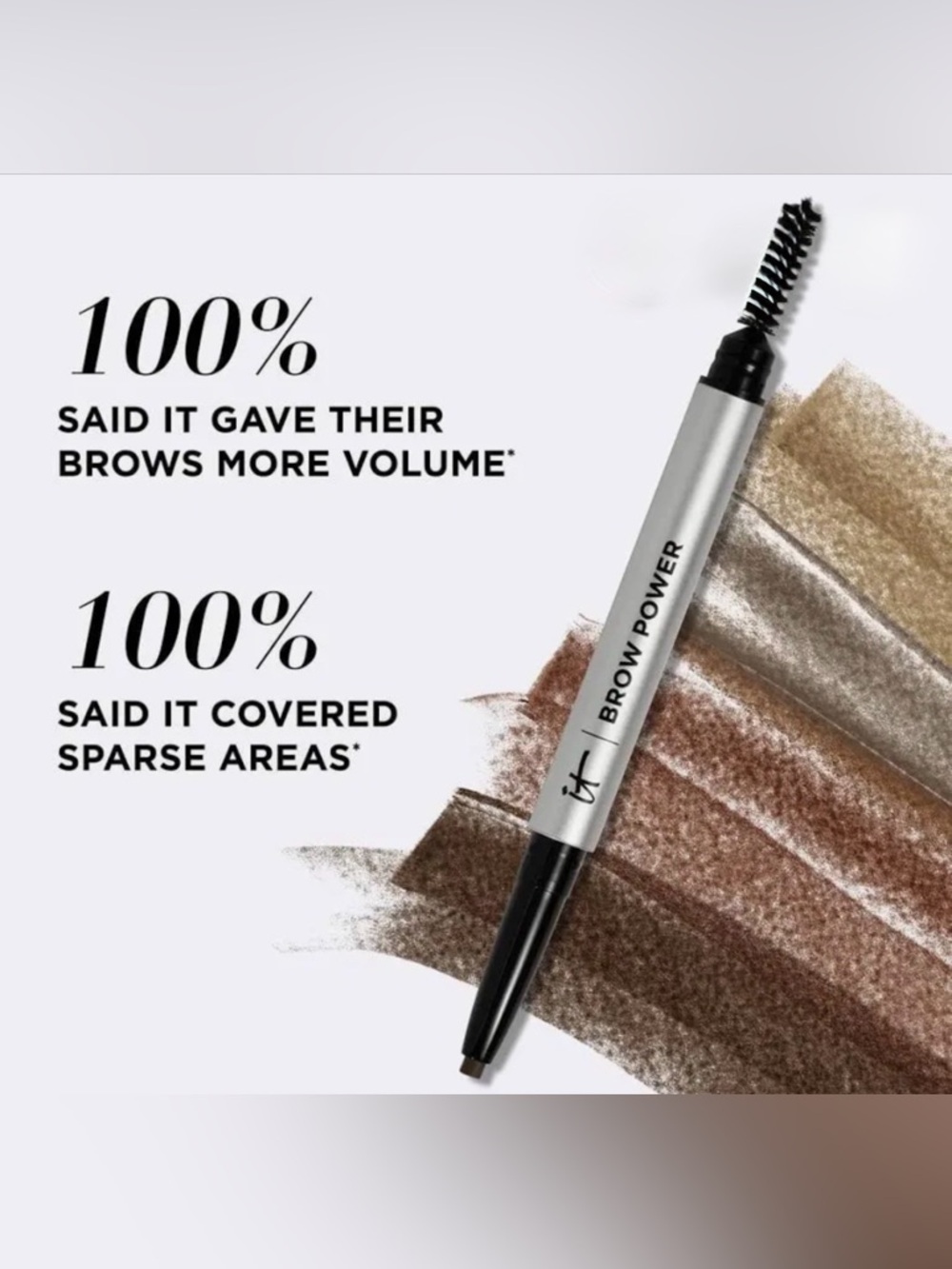 NIB [IT Cosmetics] Brow Power Universal Eyebrow Pencil in Universal Taupe 0.07g - Picture 4 of 15
